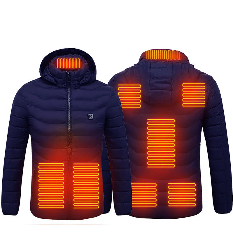 Stay Warm and Stylish This Winter with Our New USB Heated Jacket for Men – Comfortable Thermal Clothing for Outdoor Adventures