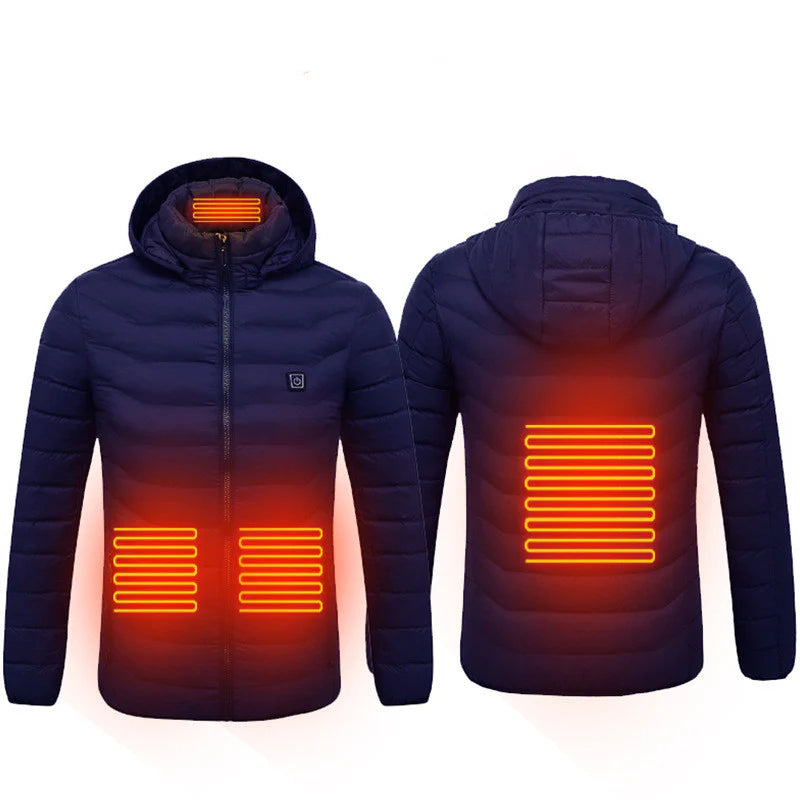 Stay Warm and Stylish This Winter with Our New USB Heated Jacket for Men – Comfortable Thermal Clothing for Outdoor Adventures