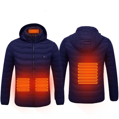 Stay Warm and Stylish This Winter with Our New USB Heated Jacket for Men – Comfortable Thermal Clothing for Outdoor Adventures