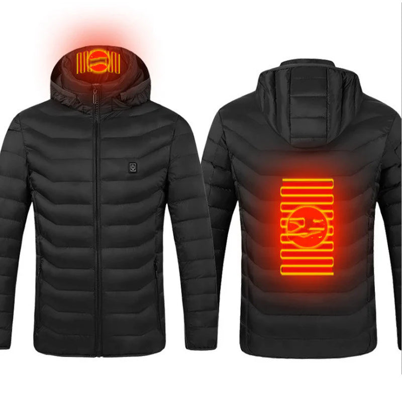 Stay Warm and Stylish This Winter with Our New USB Heated Jacket for Men – Comfortable Thermal Clothing for Outdoor Adventures