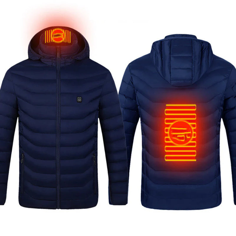 Stay Warm and Stylish This Winter with Our New USB Heated Jacket for Men – Comfortable Thermal Clothing for Outdoor Adventures