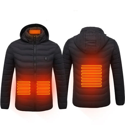 Stay Warm and Stylish This Winter with Our New USB Heated Jacket for Men – Comfortable Thermal Clothing for Outdoor Adventures